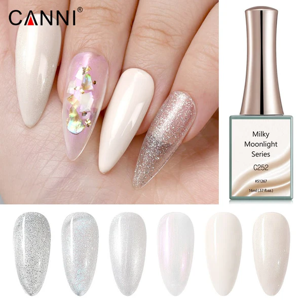 CANNI Milky Moonlight Gel Polish C247-C252 16ml(.57oz)