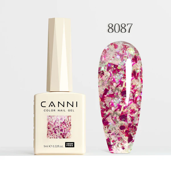 CANNI Hema Free Glitter Nail Gel 9ml - Glitz Flash Series