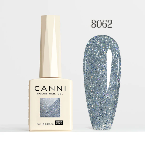 CANNI Hema Free Glitter Nail gel 9ml - Diamond Glitter Series