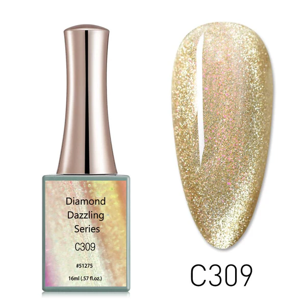 CANNI Diamond Dazzling Nail Polish C303-C310 16ml(.57oz)