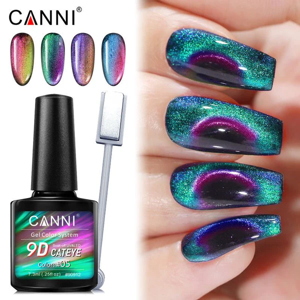 CANNI 9D Cat Eye Gel Polish 7.3ml (01-12)