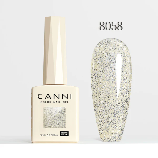 CANNI Hema Free Glitter Nail gel 9ml - Diamond Glitter Series