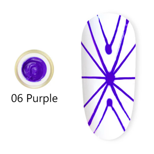 CANNI Araña Gel 06 (púrpura)