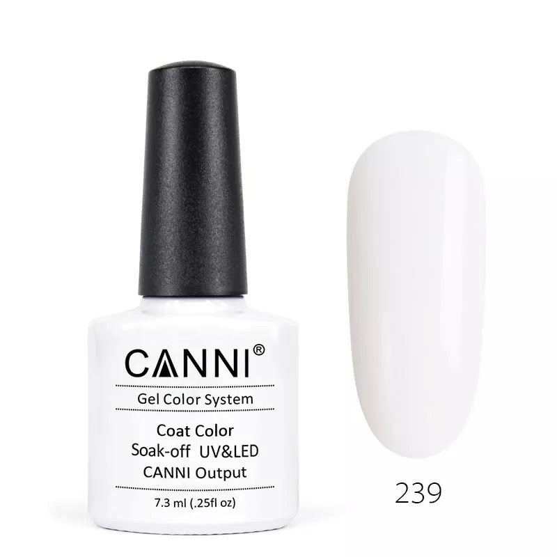 CANNI Gel polish 7.3ml #239 (Milky White)