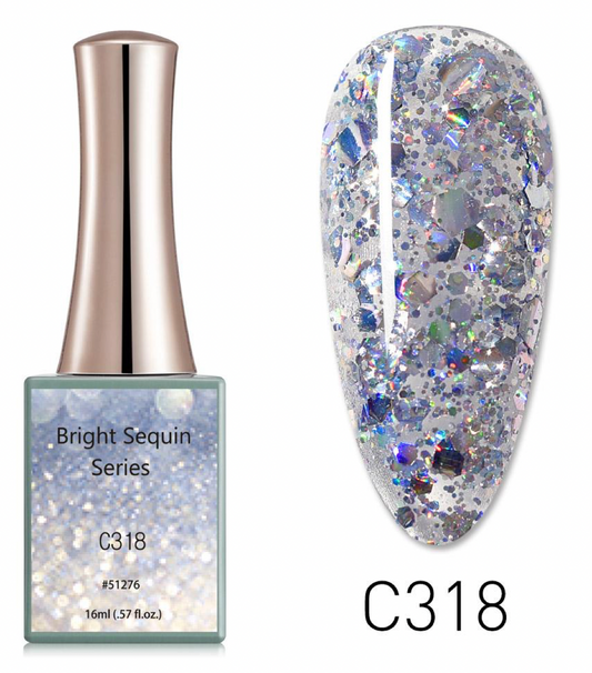 CANNI Diamond Dazzling Gel Polish C318 16ml(.56oz)