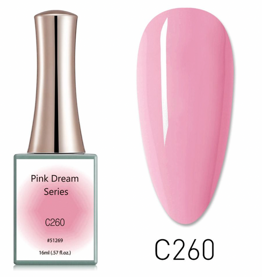 CANNI Pink Dream Gel Polish C260 16ml(.57oz)