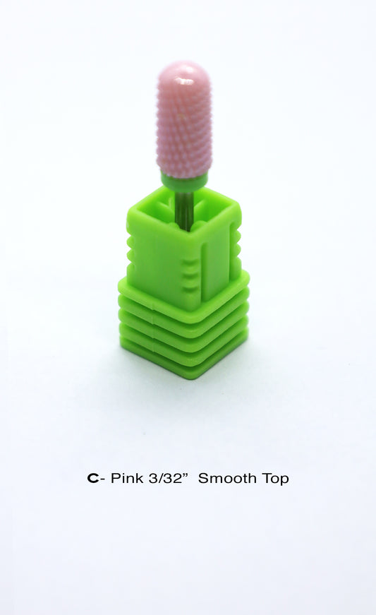 C- Pink Ceramic  3/32 Smooth Top